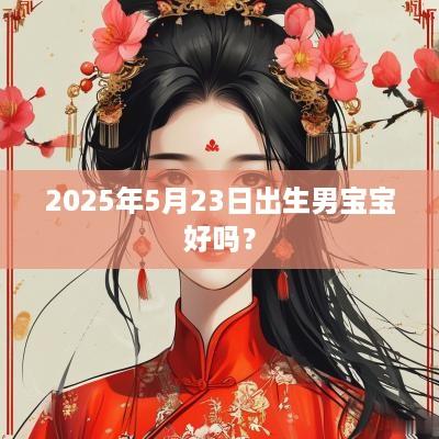 2025年5月23日出生男宝宝好吗？