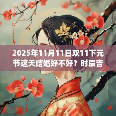 2025年11月11日双11下元节这天结婚好不好？时辰吉凶如何？