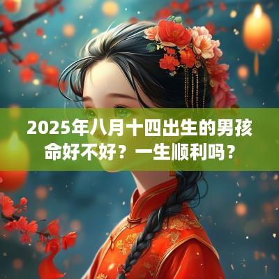 2025年八月十四出生的男孩命好不好？一生顺利吗？