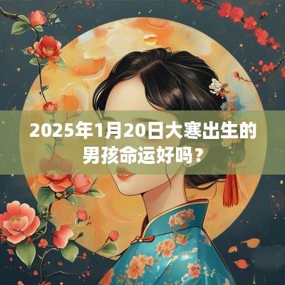 2025年1月20日大寒出生的男孩命运好吗？