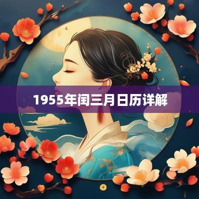 1955年闰三月日历详解