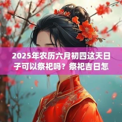 2025年农历六月初四这天日子可以祭祀吗？祭祀吉日怎么看？