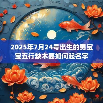 2025年7月24号出生的男宝宝五行缺木要如何起名字