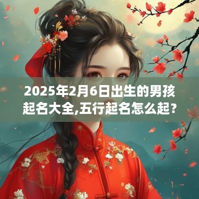 2025年2月6日出生的男孩起名大全,五行起名怎么起？