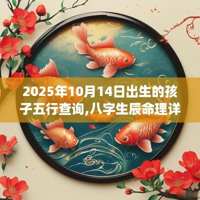 2025年10月14日出生的孩子五行查询,八字生辰命理详解