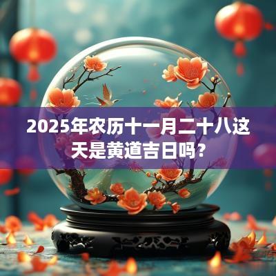 2025年农历十一月二十八这天是黄道吉日吗？