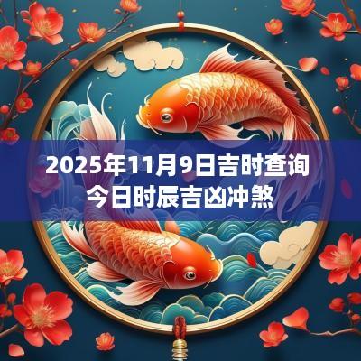2025年11月9日吉时查询 今日时辰吉凶冲煞