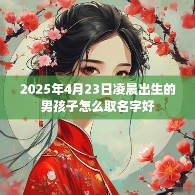 2025年4月23日凌晨出生的男孩子怎么取名字好