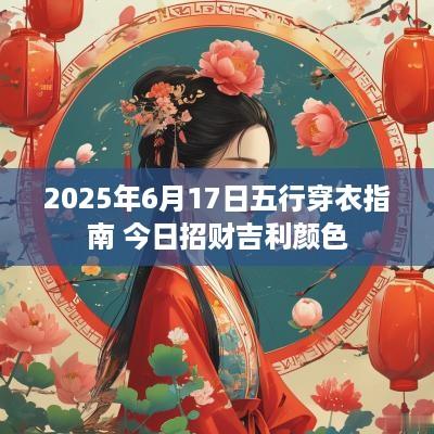 2025年6月17日五行穿衣指南 今日招财吉利颜色