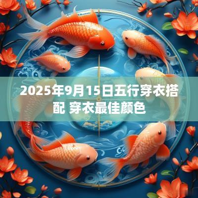 2025年9月15日五行穿衣搭配 穿衣最佳颜色