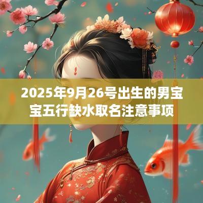 2025年9月26号出生的男宝宝五行缺水取名注意事项