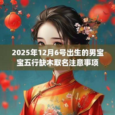 2025年12月6号出生的男宝宝五行缺木取名注意事项