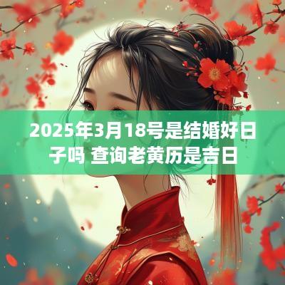 2025年3月18号是结婚好日子吗 查询老黄历是吉日