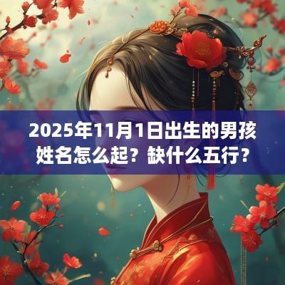2025年11月1日出生的男孩姓名怎么起？缺什么五行？