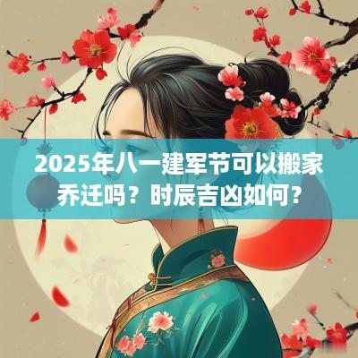 2025年八一建军节可以搬家乔迁吗？时辰吉凶如何？