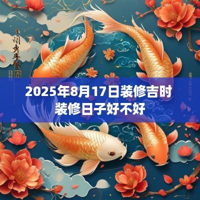 2025年8月17日装修吉时 装修日子好不好
