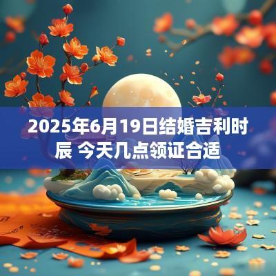 2025年6月19日结婚吉利时辰 今天几点领证合适