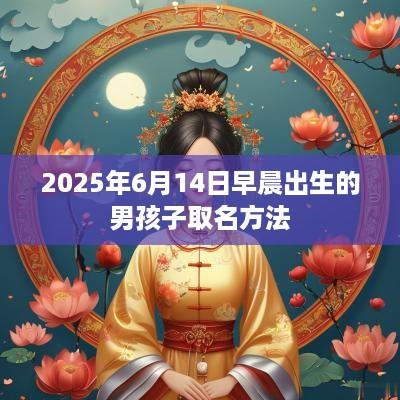2025年6月14日早晨出生的男孩子取名方法
