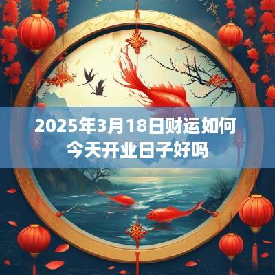 2025年3月18日财运如何 今天开业日子好吗