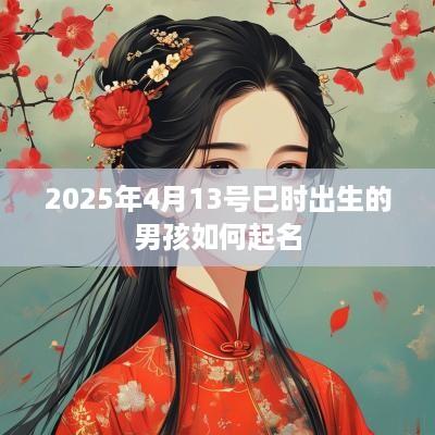 2025年4月13号巳时出生的男孩如何起名