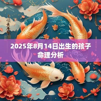 2025年8月14日出生的孩子命理分析
