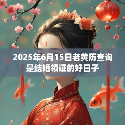 2025年6月15日老黄历查询是结婚领证的好日子