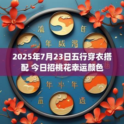 2025年7月23日五行穿衣搭配 今日招桃花幸运颜色