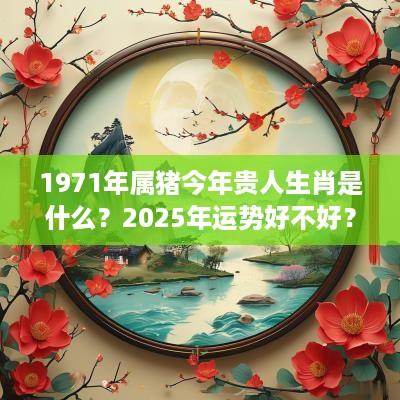 1971年属猪今年贵人生肖是什么？2025年运势好不好？