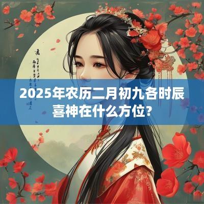 2025年农历二月初九各时辰喜神在什么方位？