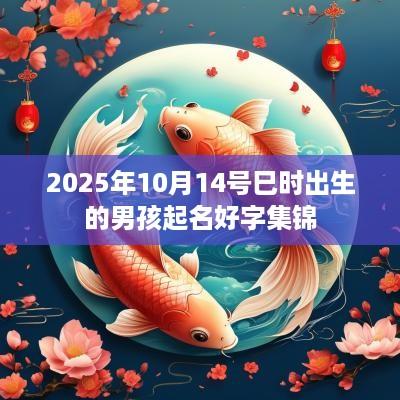2025年10月14号巳时出生的男孩起名好字集锦