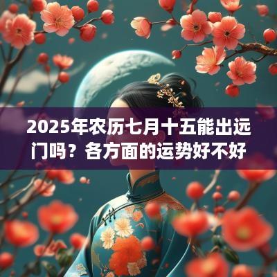 2025年农历七月十五能出远门吗？各方面的运势好不好？