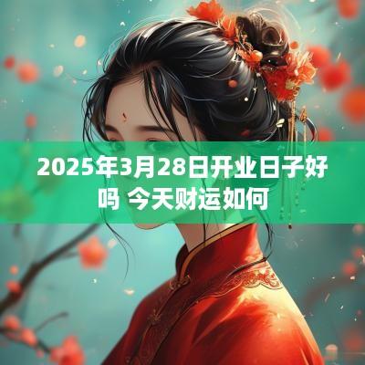 2025年3月28日开业日子好吗 今天财运如何
