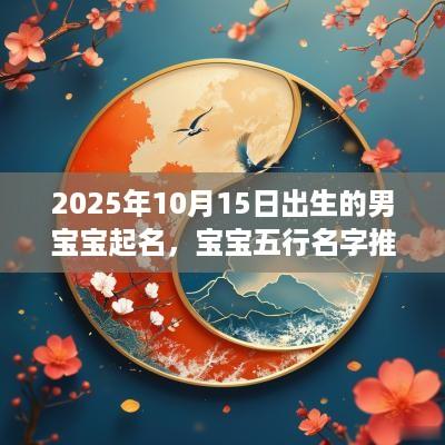 2025年10月15日出生的男宝宝起名，宝宝五行名字推荐