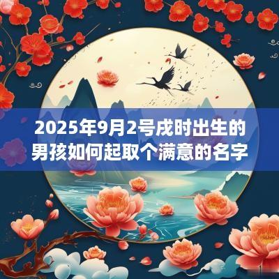 2025年9月2号戌时出生的男孩如何起取个满意的名字和五行属性