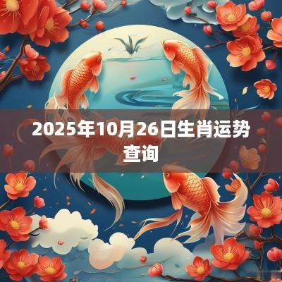 2025年10月26日生肖运势查询