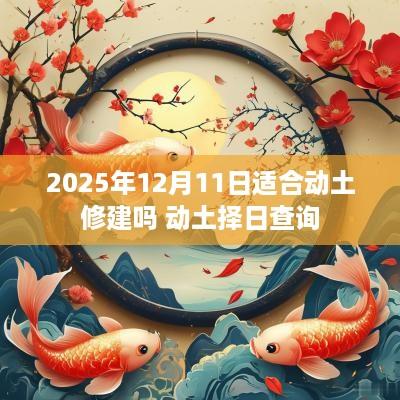 2025年12月11日适合动土修建吗 动土择日查询
