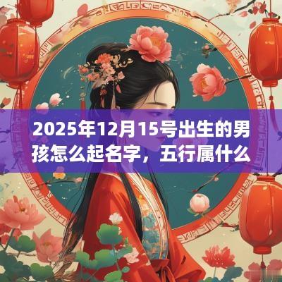 2025年12月15号出生的男孩怎么起名字，五行属什么