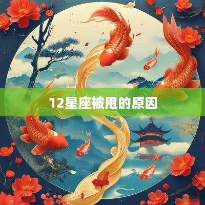 12星座被甩的原因
