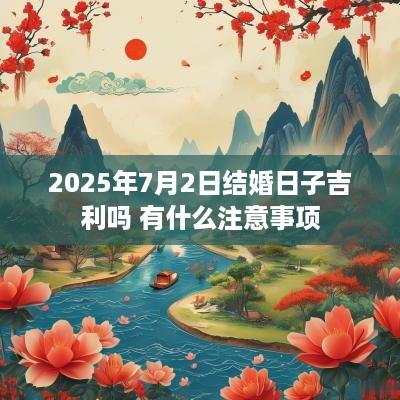 2025年7月2日结婚日子吉利吗 有什么注意事项