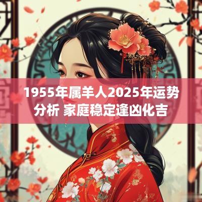 1955年属羊人2025年运势分析 家庭稳定逢凶化吉