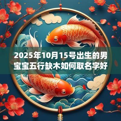 2025年10月15号出生的男宝宝五行缺木如何取名字好