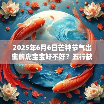 2025年6月6日芒种节气出生的虎宝宝好不好？五行缺什么？
