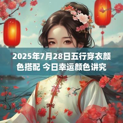 2025年7月28日五行穿衣颜色搭配 今日幸运颜色讲究