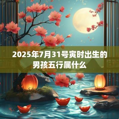 2025年7月31号寅时出生的男孩五行属什么