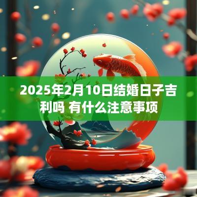 2025年2月10日结婚日子吉利吗 有什么注意事项