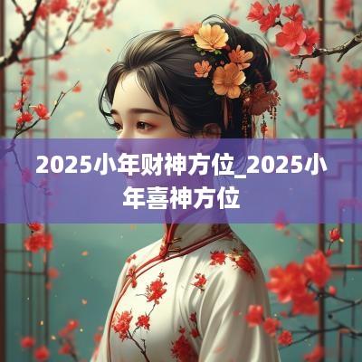 2025小年财神方位_2025小年喜神方位