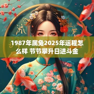 1987年属兔2025年运程怎么样 节节攀升日进斗金