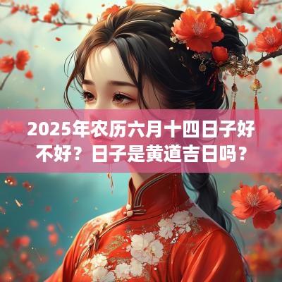 2025年农历六月十四日子好不好？日子是黄道吉日吗？