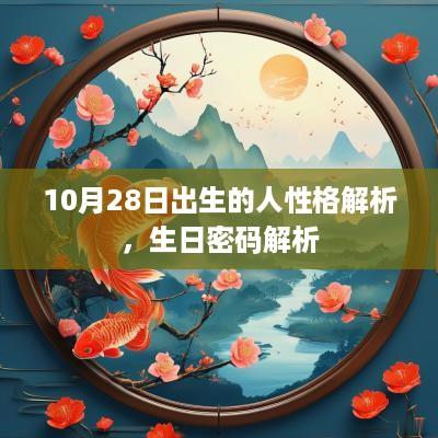 10月28日出生的人性格解析，生日密码解析