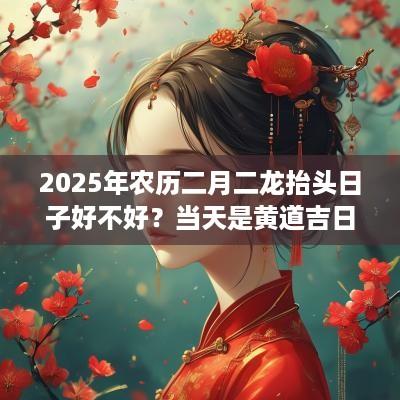 2025年农历二月二龙抬头日子好不好？当天是黄道吉日吗？